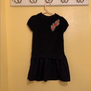 Janie and Jack navy blue dress size 4